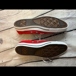 NEW!!! never worn Red Unisex Low Top Chuck Taylor All Star Sneakers